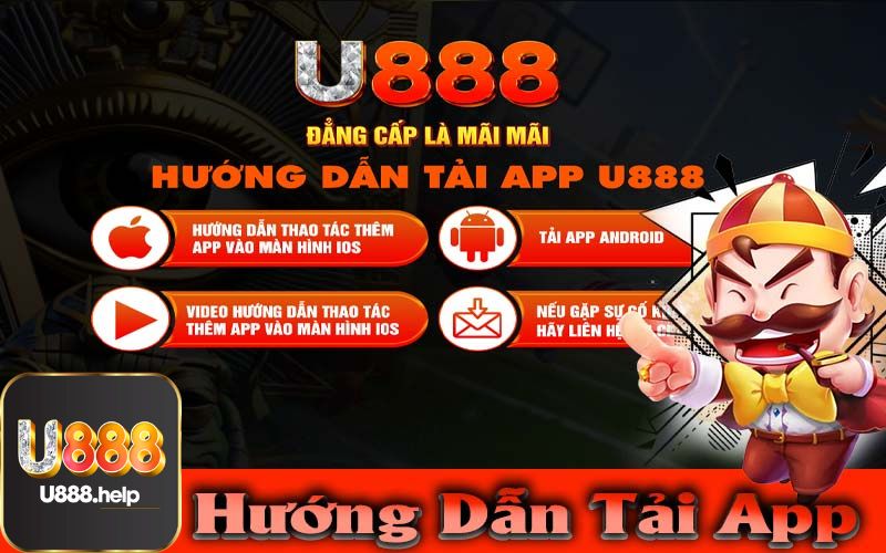 Quy trình tải ứng dụng U888 xuống điện thoại người chơi